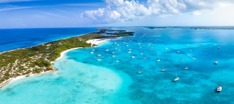 Exumas Bahamas crystal clear waters